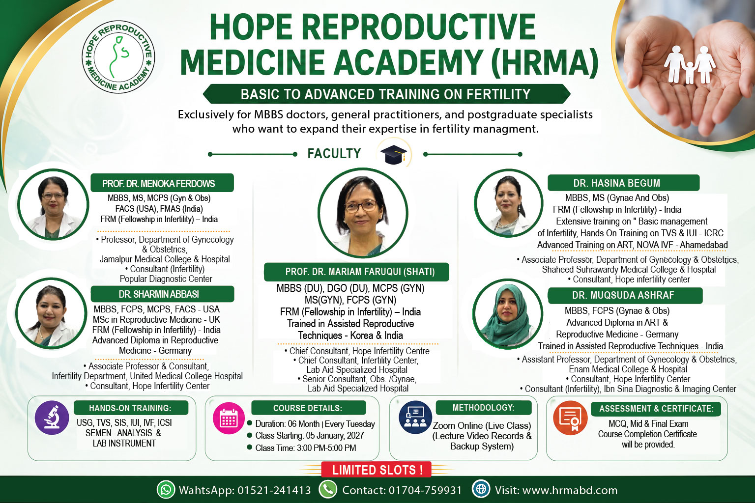 Basic to Advanced Training on Fertility (Batch-3)